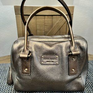 Kate Spade Gold Leather Satchel